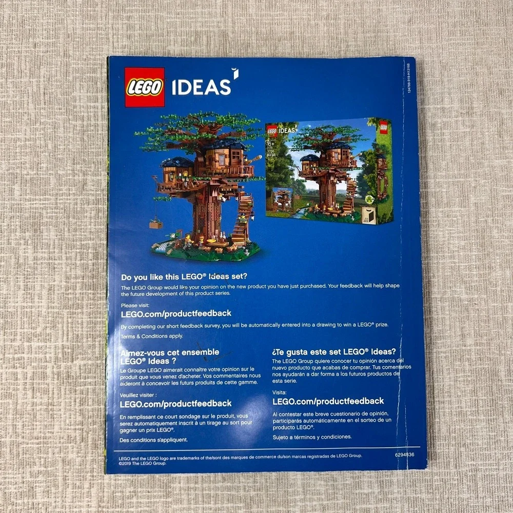 LEGO Ideas Tree House 21318 Instruction Manual Only
